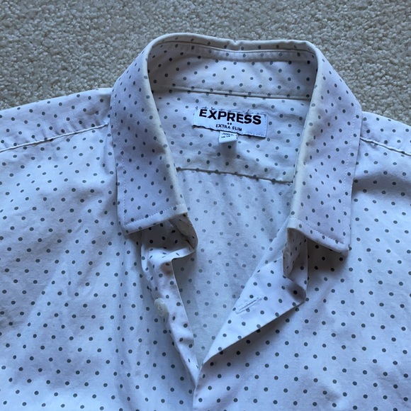 Express Shirts Mens Express Extra Slim Fit Button Down Shirt Poshmark